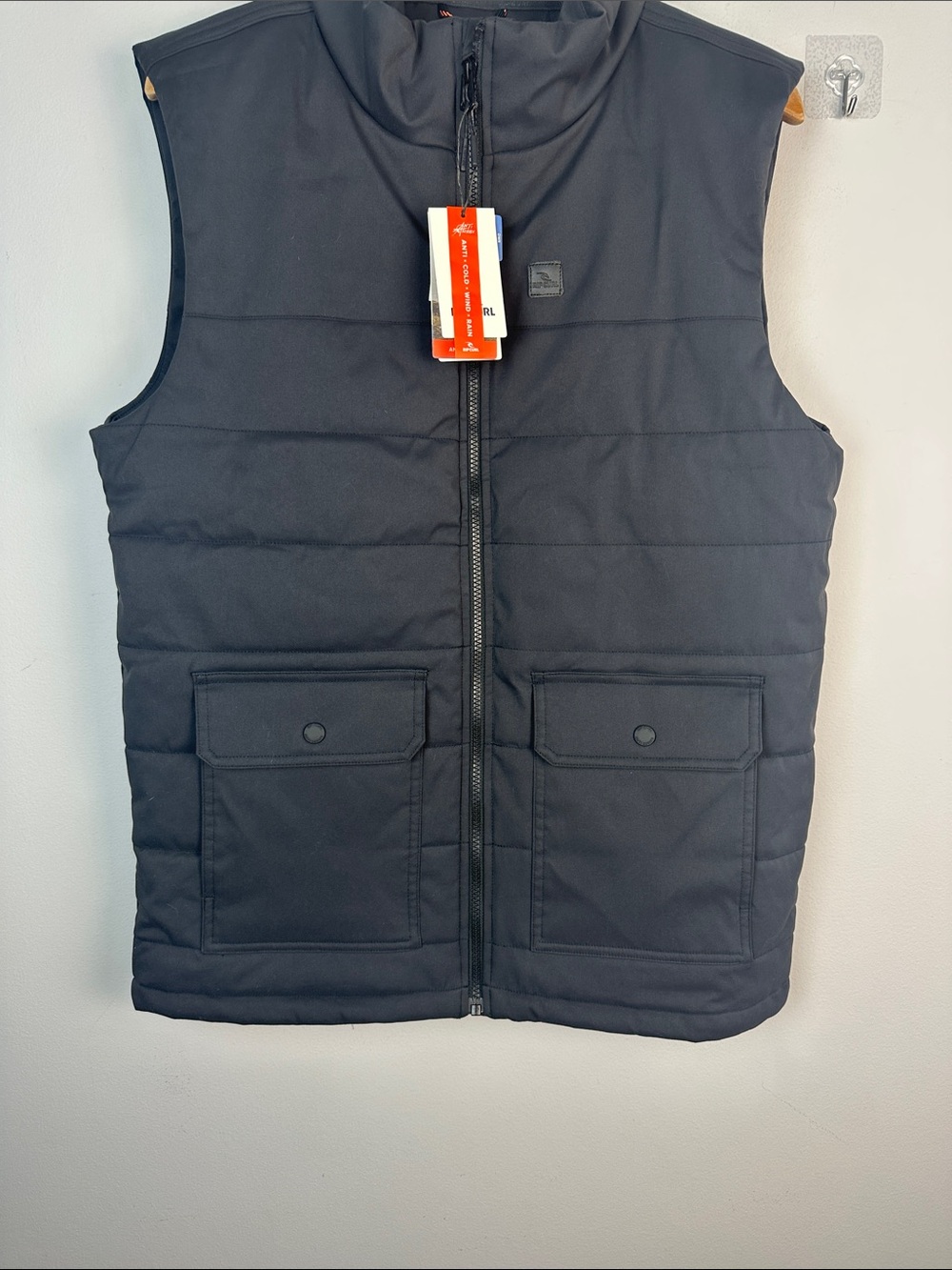 NEW Rip Curl Anti Series Ridge Insulated Vest Medium Black Pockets Surf Utility - Picture 5 of 16